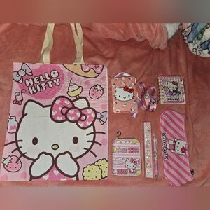 Hello Kitty Pink and Cream Accessory Collection